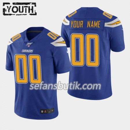 Los Angeles Chargers Tröjor Custom Nike Blå 100th - Barn